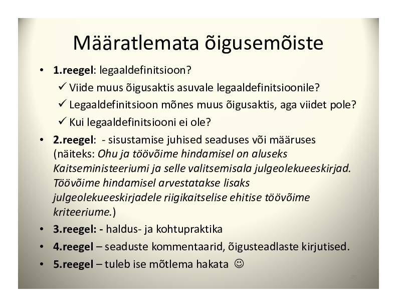 HALDUSÕIGUS #125