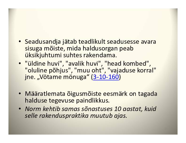 HALDUSÕIGUS #127
