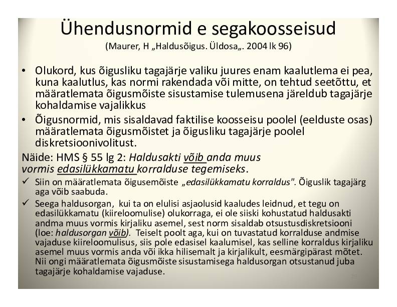 HALDUSÕIGUS #129