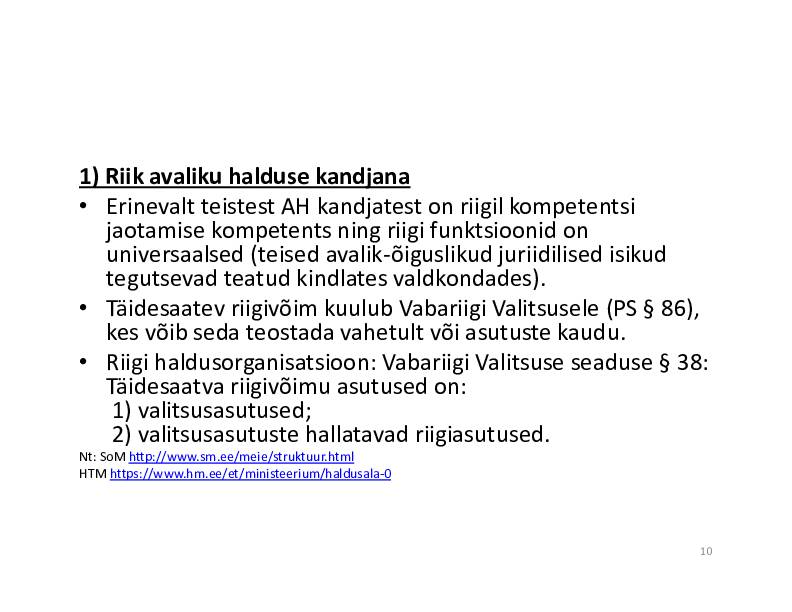 HALDUSÕIGUS #140