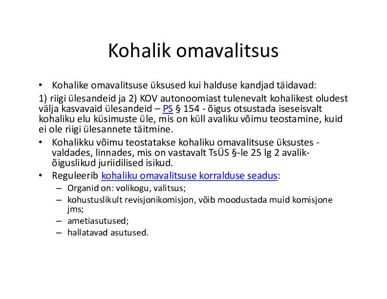 HALDUSÕIGUS #143