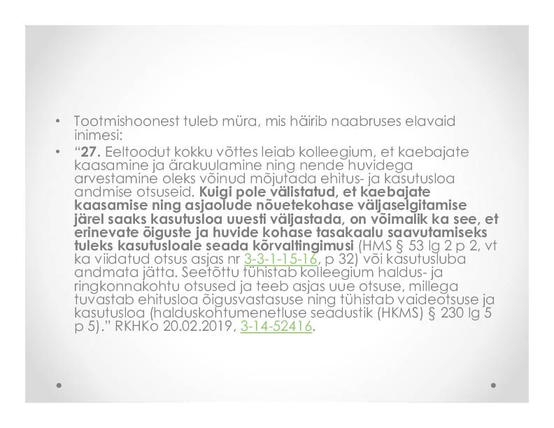 HALDUSÕIGUS #178