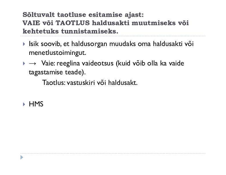 HALDUSÕIGUS #200