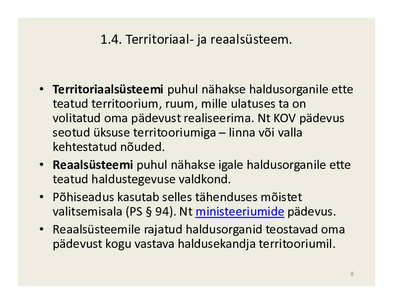 HALDUSÕIGUS #208