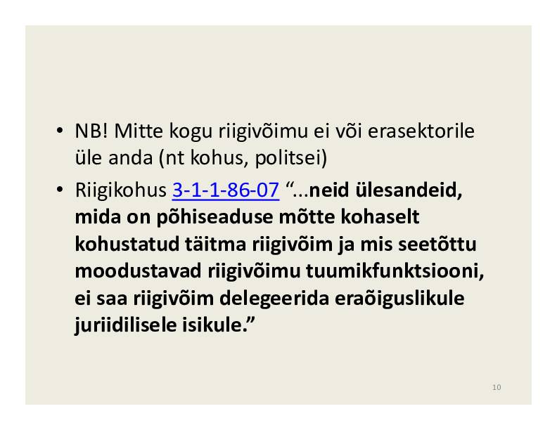 HALDUSÕIGUS #210
