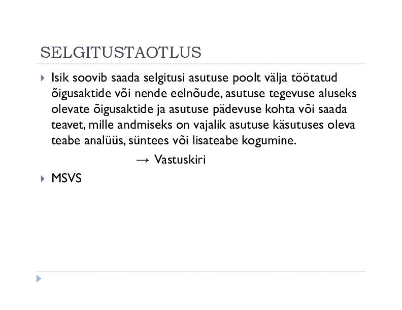 HALDUSÕIGUS #224