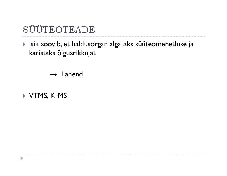 HALDUSÕIGUS #227