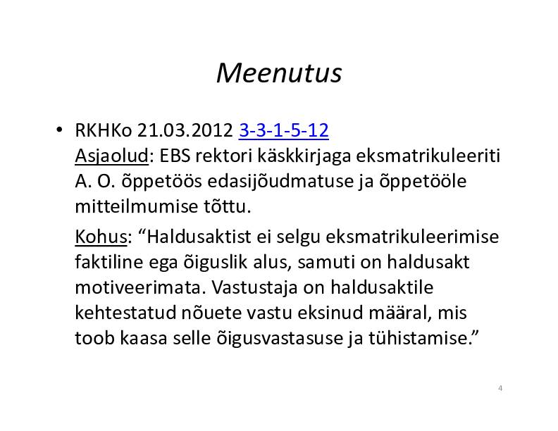 HALDUSÕIGUS #232