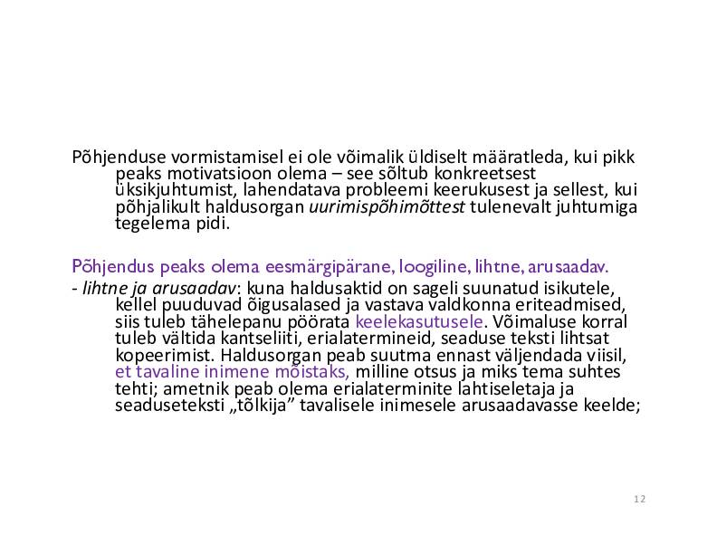 HALDUSÕIGUS #240