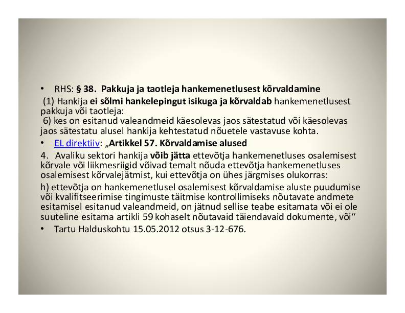 HALDUSÕIGUS #25