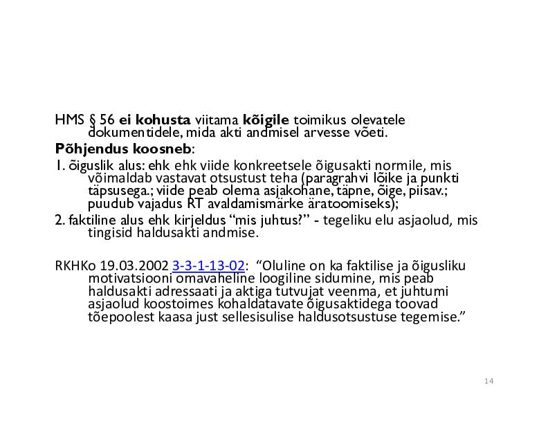 HALDUSÕIGUS #242