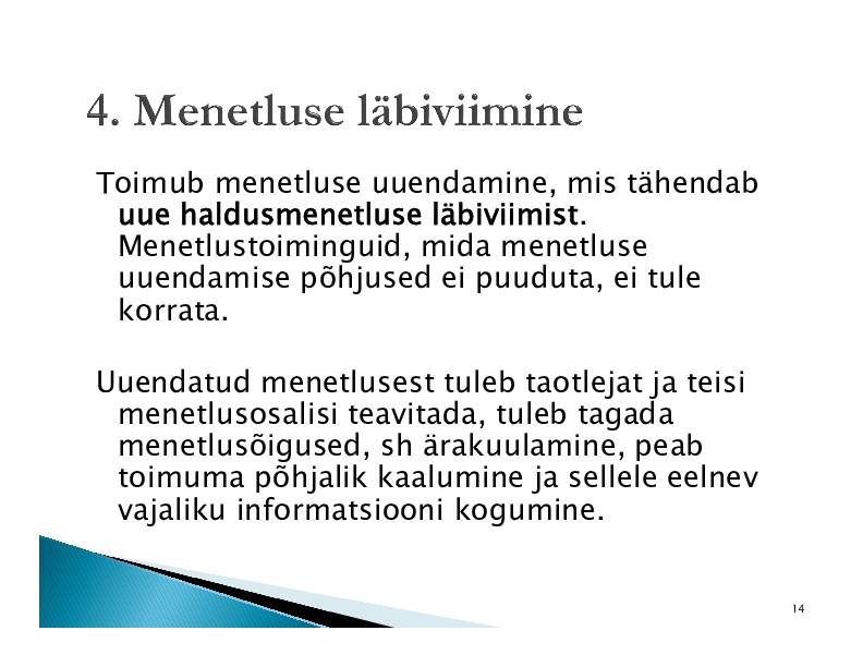 HALDUSÕIGUS #293
