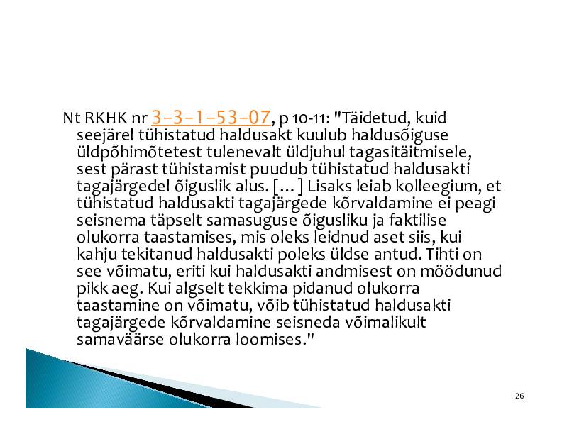 HALDUSÕIGUS #305
