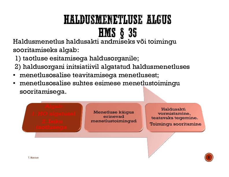 HALDUSÕIGUS #313