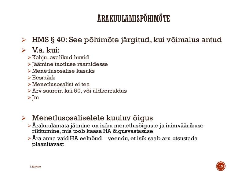 HALDUSÕIGUS #320