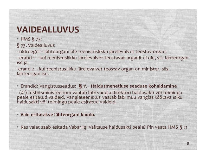HALDUSÕIGUS #328