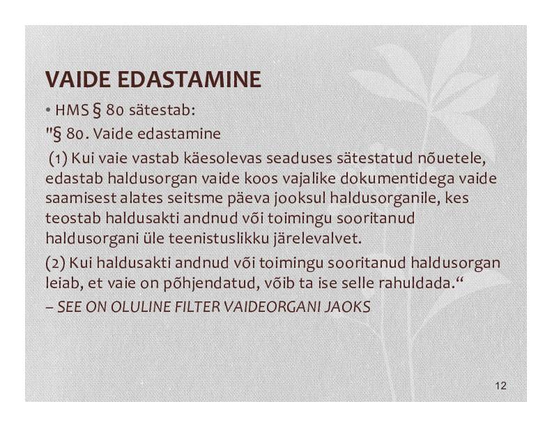 HALDUSÕIGUS #332