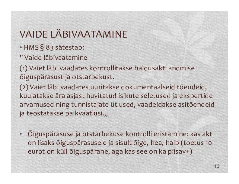 HALDUSÕIGUS #333