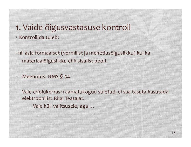 HALDUSÕIGUS #335