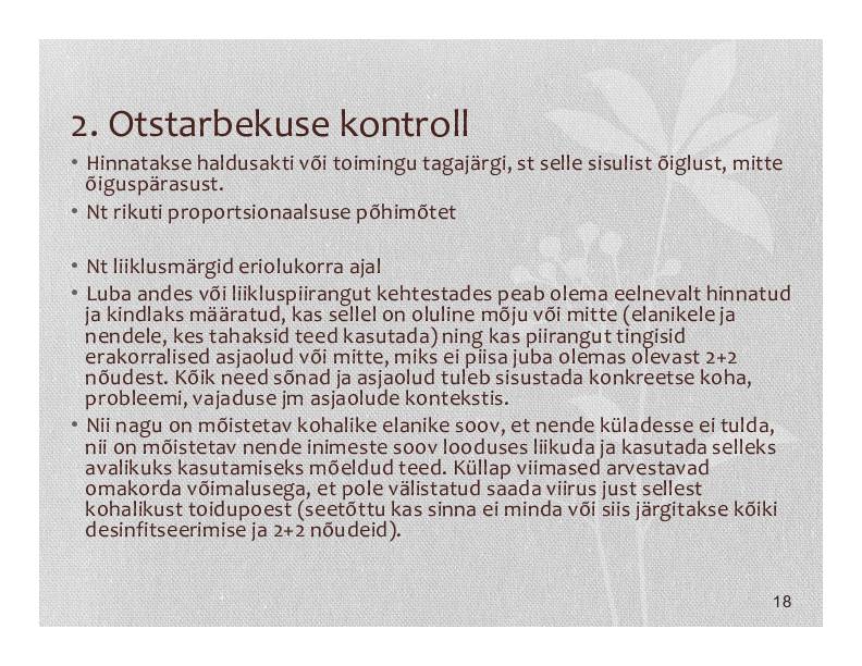 HALDUSÕIGUS #338
