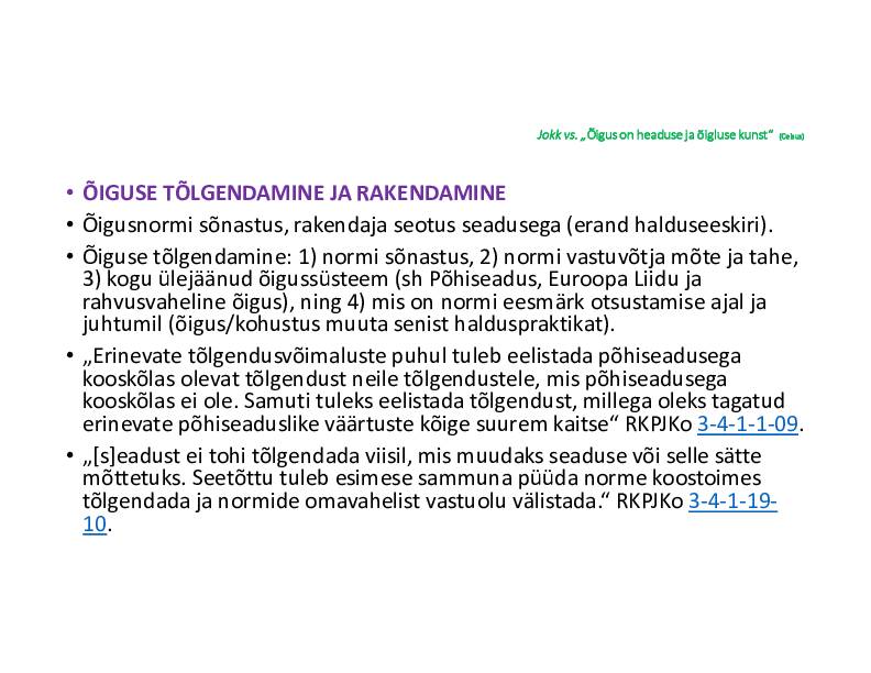 HALDUSÕIGUS #41