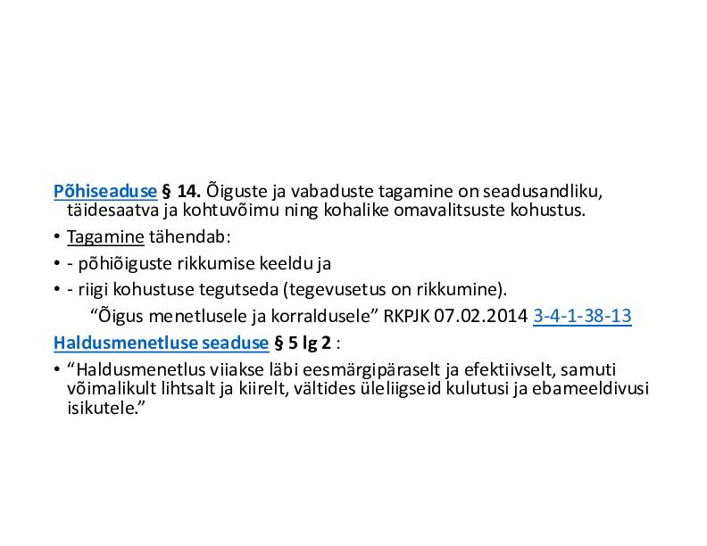 HALDUSÕIGUS #75