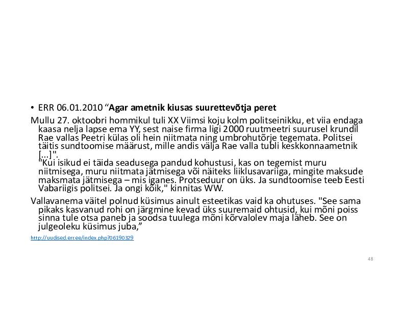HALDUSÕIGUS #80