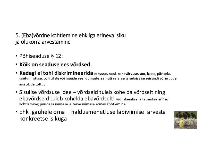 HALDUSÕIGUS #85