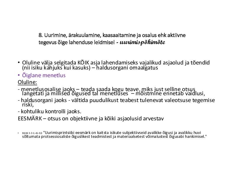 HALDUSÕIGUS #90