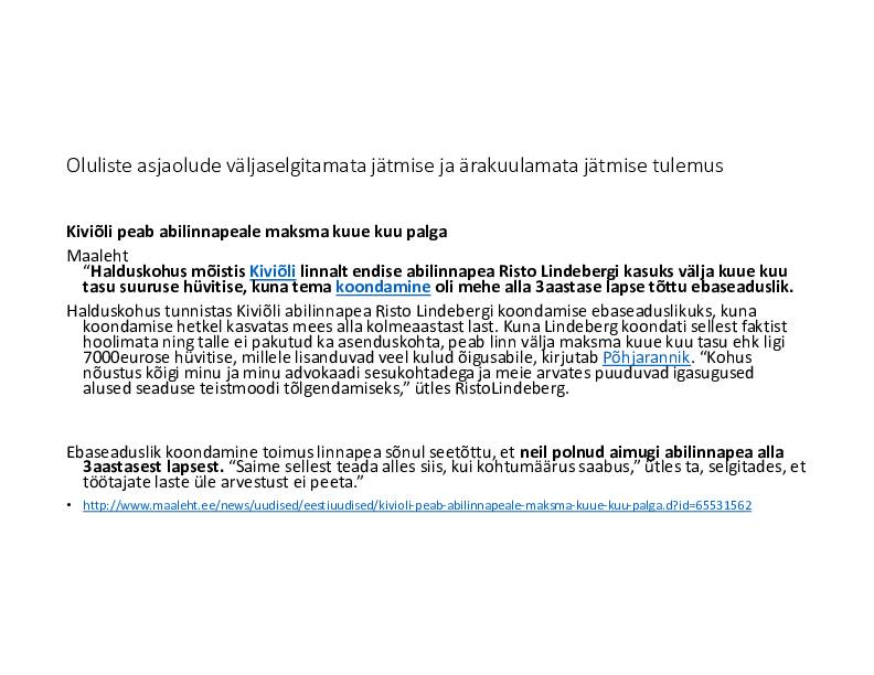 HALDUSÕIGUS #91