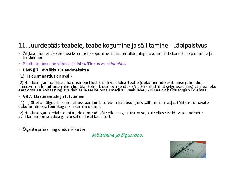 HALDUSÕIGUS #94