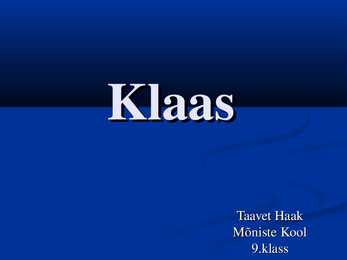 Klaas