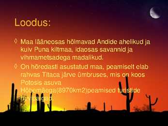 Lõuna- Ameerika esitlus #16