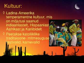 Lõuna- Ameerika esitlus #30