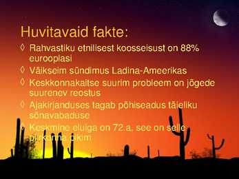 Lõuna- Ameerika esitlus #79