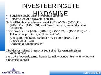 Finantsplaan #102