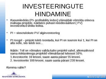 Finantsplaan #106