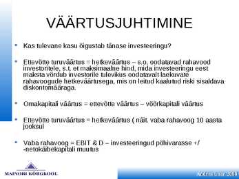 Finantsplaan #110