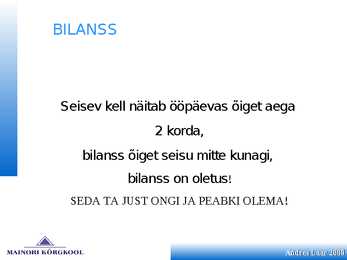 Finantsplaan #22