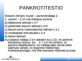 Finantsplaan #42