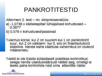 Finantsplaan #43