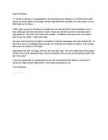 Letter of complaint
