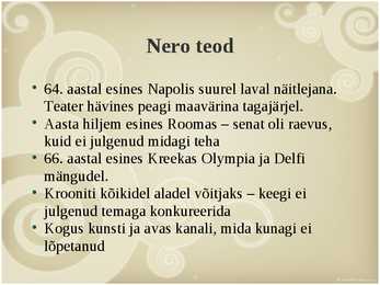 Keiser Nero #14