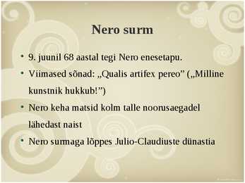 Keiser Nero #31