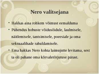 Keiser Nero #9