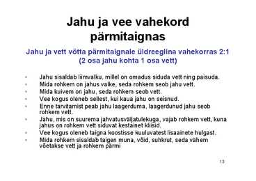 Pärm #13