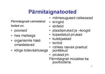 Pärm #3