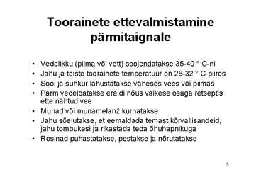 Pärm #5