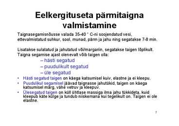 Pärm #7