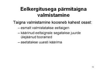 Pärm #10